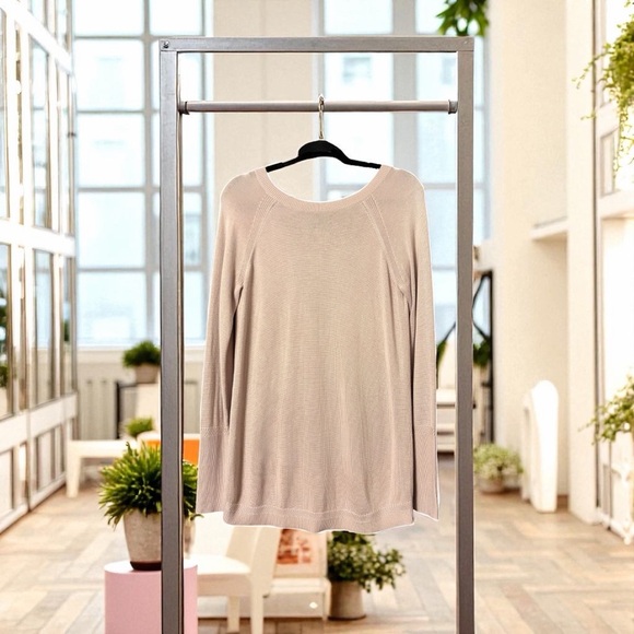 Lululemon Unity Drop Back Cashmere Blend Sweater. Color Smoky Blush. - Picture 9 of 9
